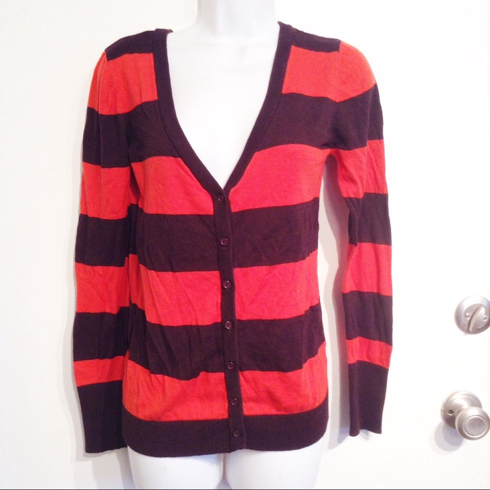 🌟5 for $25🌟 Ambiance Apparel Striped Cardigan